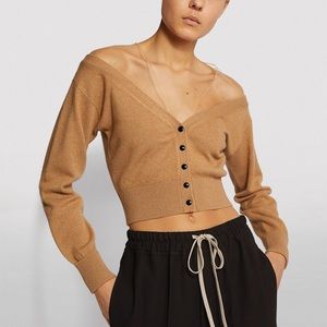ALEXANDER WANG
Sheer Yoke Crop Cardigan XS